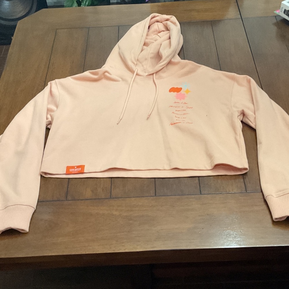BTS Cropped Hoodie Sweater